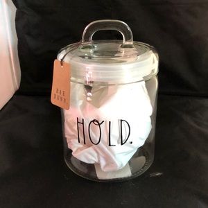 Rae Dunn Glass container